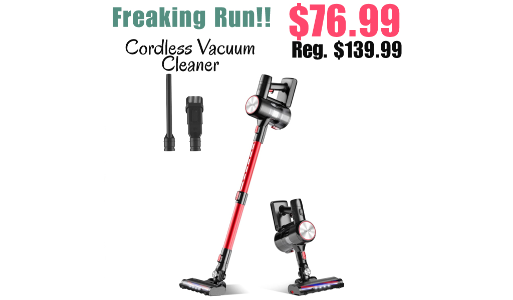 Cordless Vacuum Cleaner Only $76.99 Shipped on Amazon (Regularly $139.99)