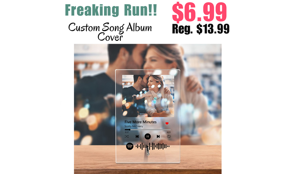 Custom Song Album Cover Only $6.99 Shipped on Amazon (Regularly $13.99)