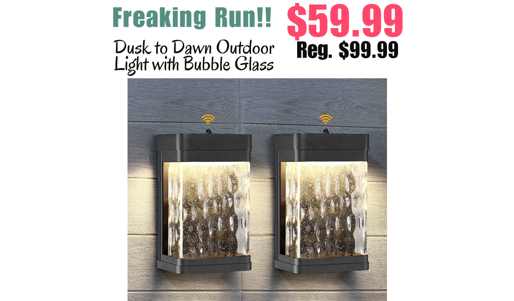 Dusk to Dawn Outdoor Light with Bubble Glass Only $59.99 Shipped on Amazon (Regularly $99.99)