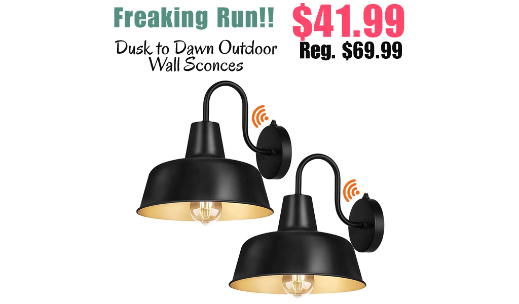 Dusk to Dawn Outdoor Wall Sconces Only $41.99 Shipped on Amazon (Regularly $69.99)