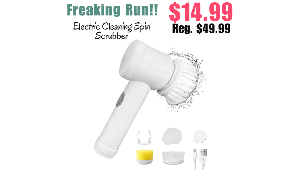 Electric Cleaning Spin Scrubber Only $14.49 Shipped on Amazon (Regularly $49.99)