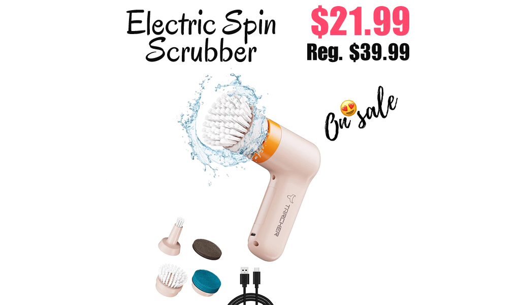Electric Spin Scrubber Only $21.99 Shipped on Amazon (Regularly $39.99)