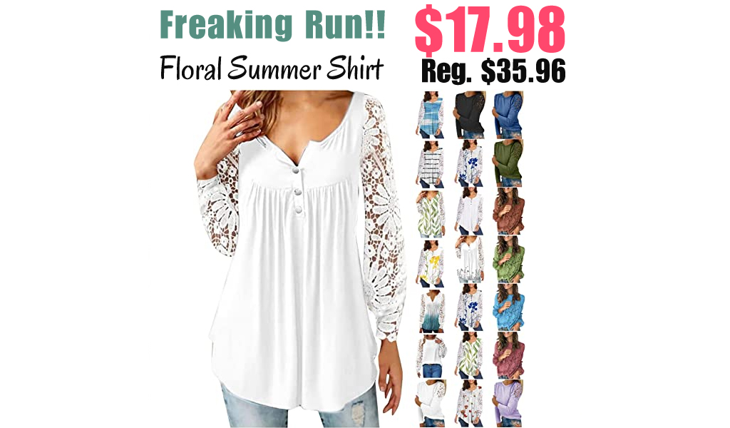 Floral Summer Shirt Only $17.98 Shipped on Amazon (Regularly $35.96)