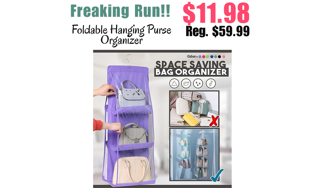 Foldable Hanging Purse Organizer Only $11.98 Shipped on Amazon (Regularly $59.99)