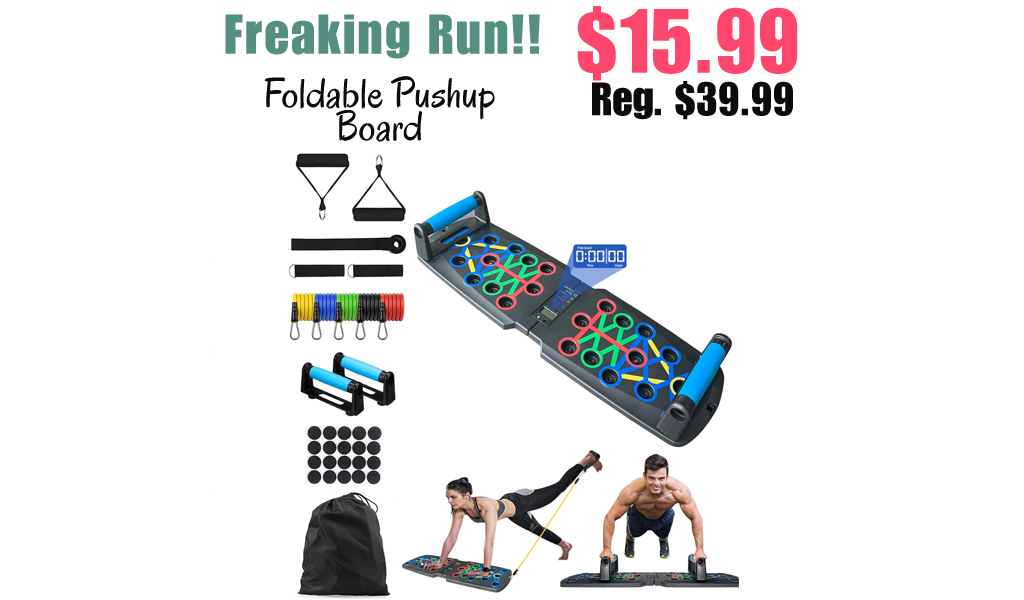 Foldable Pushup Board Only $15.99 Shipped on Amazon (Regularly $39.99)