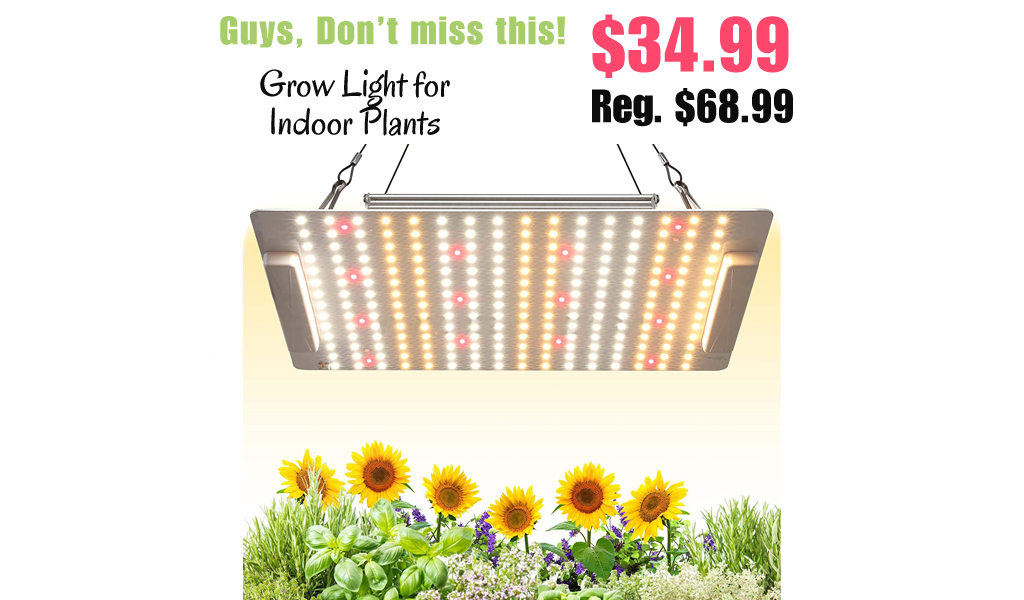Grow Light for Indoor Plants Only $34.99 Shipped on Amazon (Regularly $68.99)
