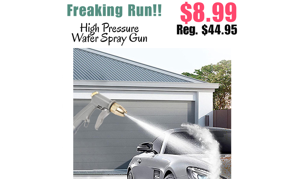 High Pressure Water Spray Gun Only $8.99 Shipped on Amazon (Regularly $44.95)