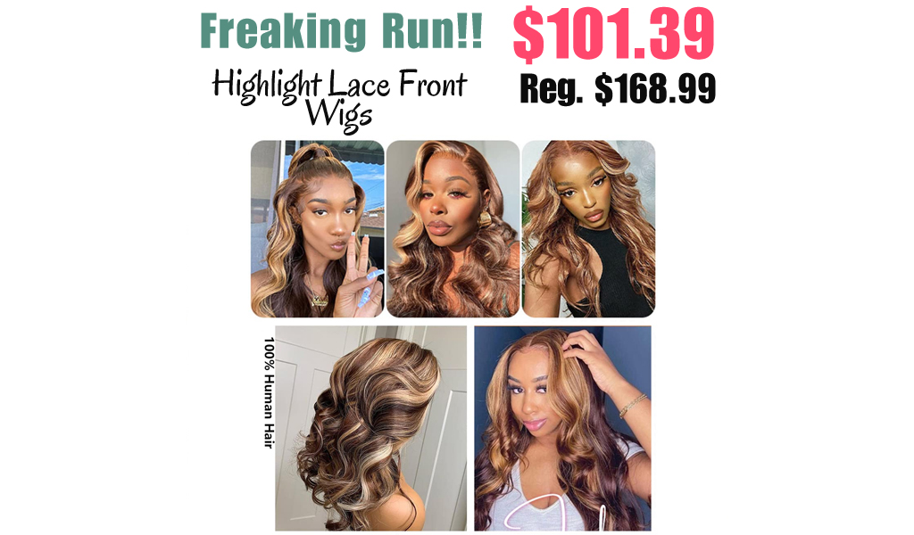 Highlight Lace Front Wigs Only $101.39 Shipped on Amazon (Regularly $168.99)