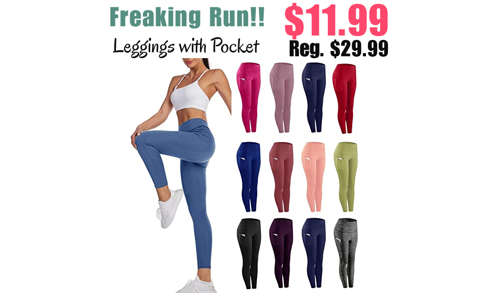 Leggings with Pocket Only $11.99 Shipped on Amazon (Regularly $29.99)