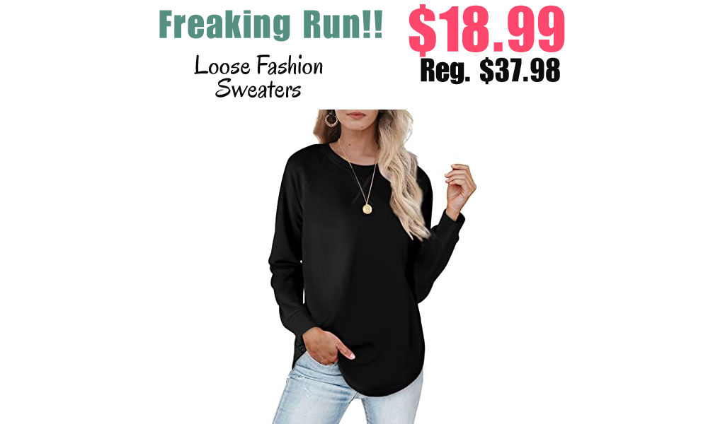 Loose Fashion Sweaters Only $18.99 Shipped on Amazon (Regularly $37.98)