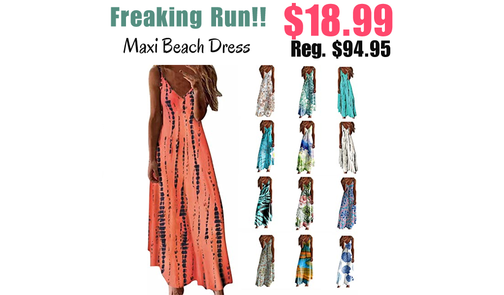 Maxi Beach Dress Only $18.99 Shipped on Amazon (Regularly $94.95)
