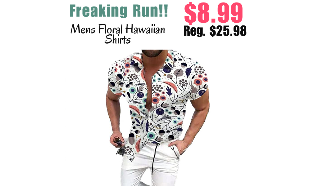 Mens Floral Hawaiian Shirts Only $8.99 Shipped on Amazon (Regularly $25.98)