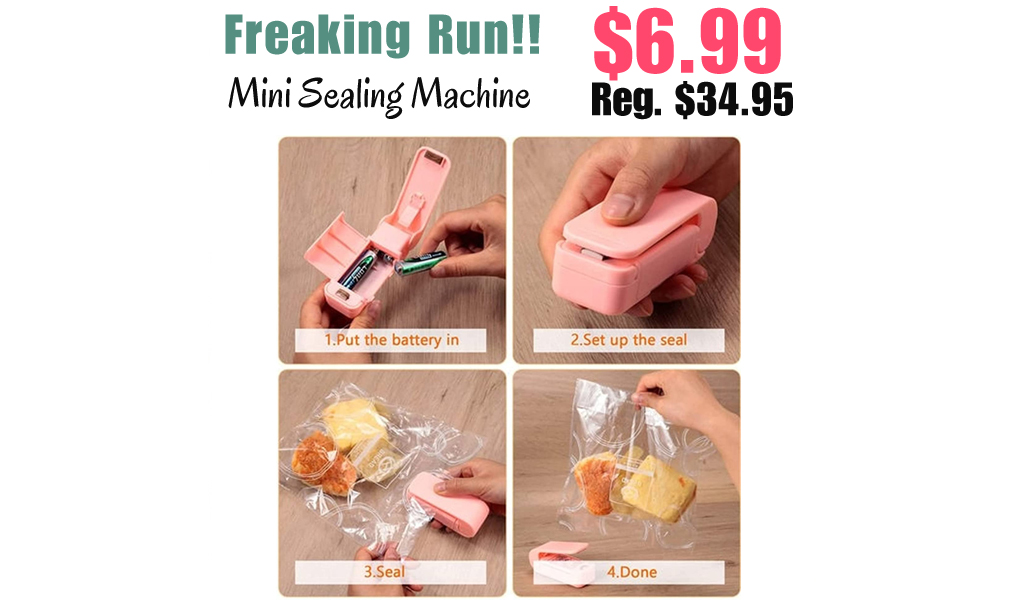 Mini Sealing Machine Only $6.99 Shipped on Amazon (Regularly $34.95)