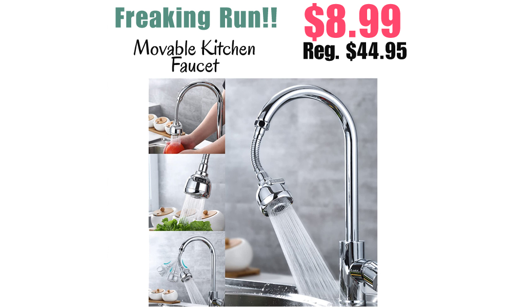 Movable Kitchen Faucet Only $8.99 Shipped on Amazon (Regularly $44.95)