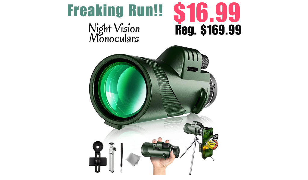 Night Vision Monoculars Only $16.99 Shipped on Amazon (Regularly $169.99)