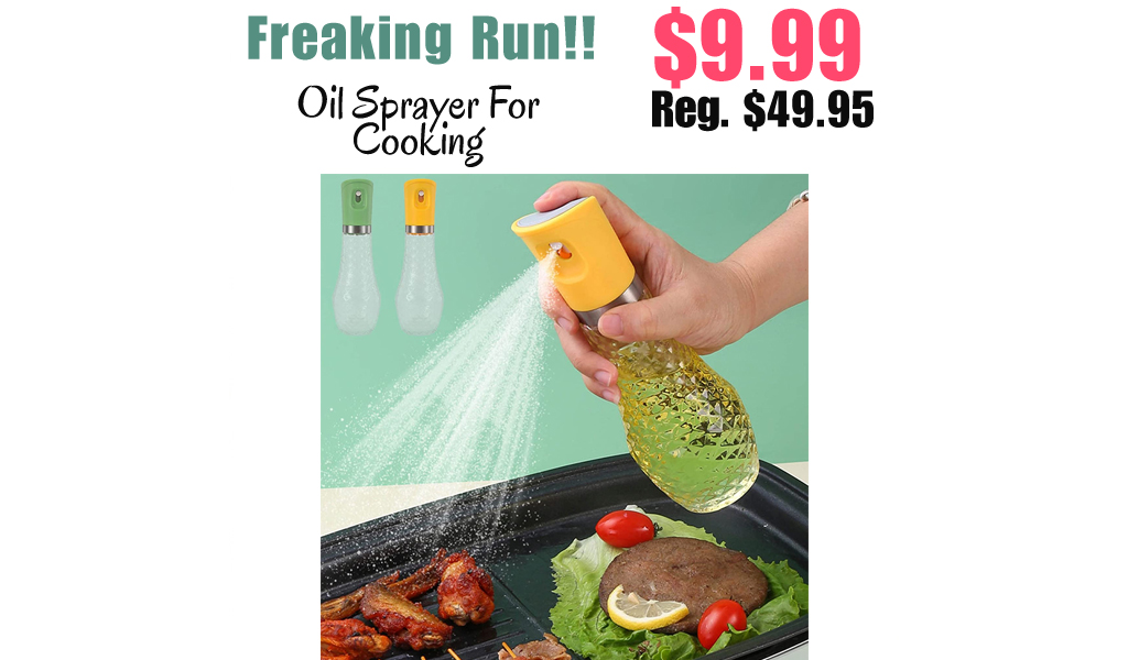 Oil Sprayer For Cooking Only $9.99 Shipped on Amazon (Regularly $49.95)