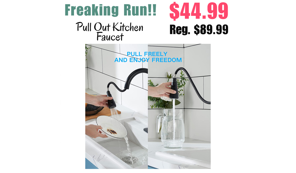 Pull Out Kitchen Faucet Only $44.99 Shipped on Amazon (Regularly $89.99)