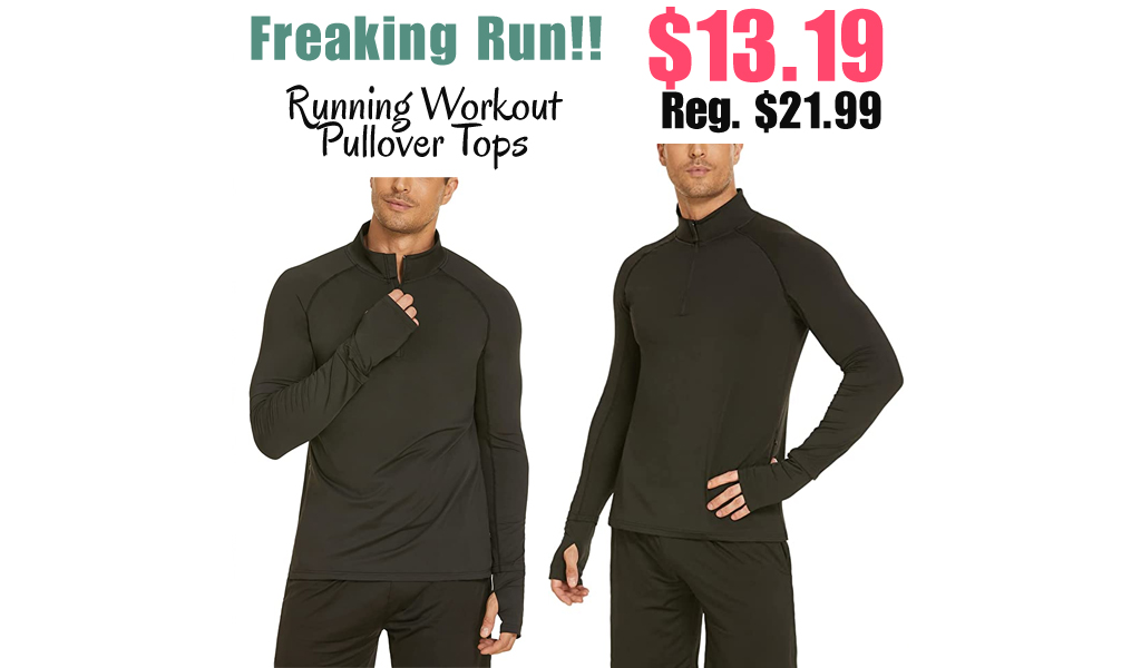 Running Workout Pullover Tops Only $13.19 Shipped on Amazon (Regularly $21.99)