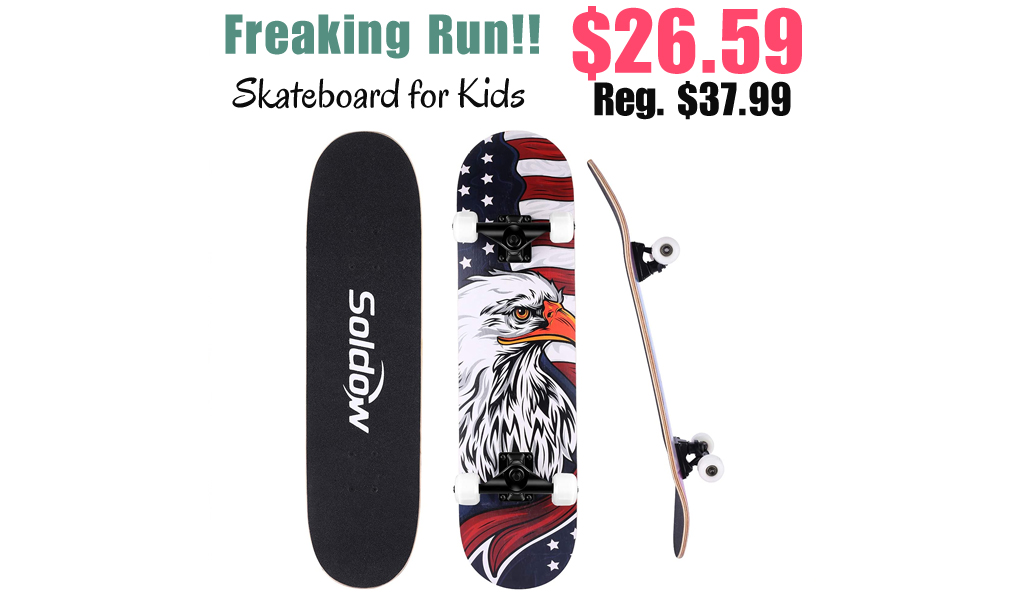 Skateboard for Kids Only $26.59 Shipped on Amazon (Regularly $37.99)