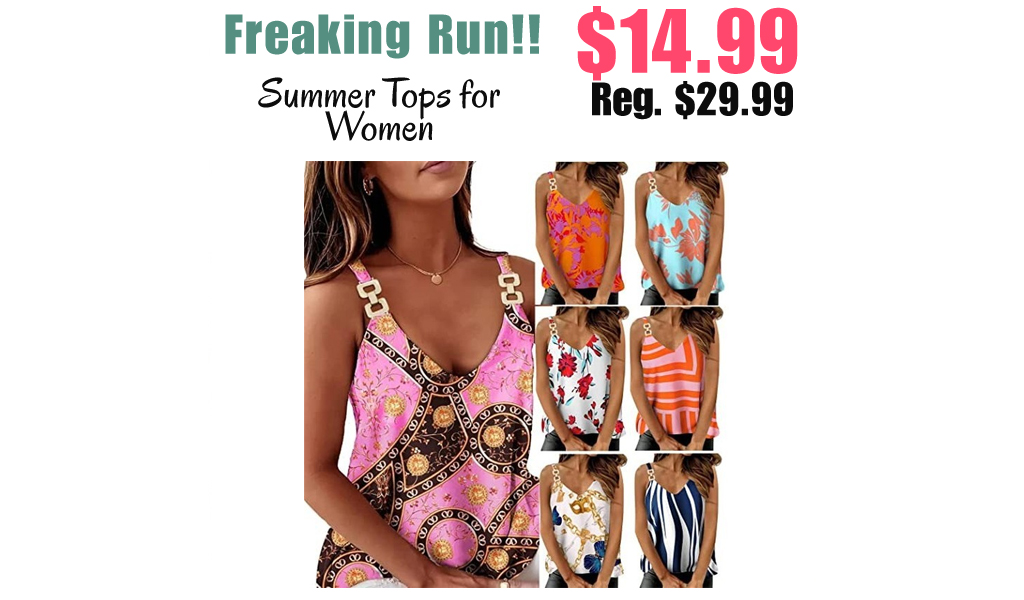Summer Tops for Women Only $14.99 Shipped on Amazon (Regularly $29.99)
