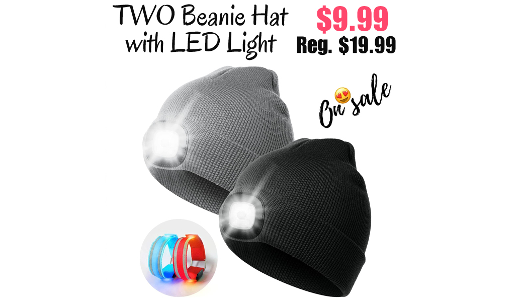 TWO Beanie Hat with LED Light Only $9.99 Shipped on Amazon (Regularly $19.99)