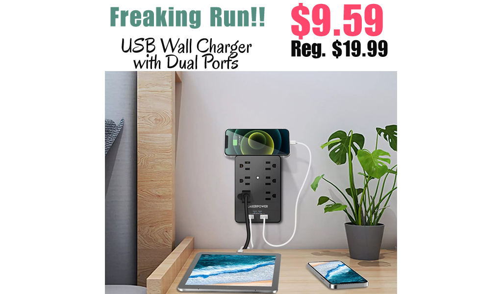 USB Wall Charger with Dual Ports Only $9.59 Shipped on Amazon (Regularly $19.99)