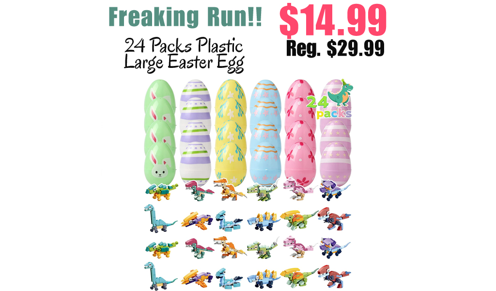 24 Packs Plastic Large Easter Egg Only $14.99 Shipped on Amazon (Regularly $29.99)
