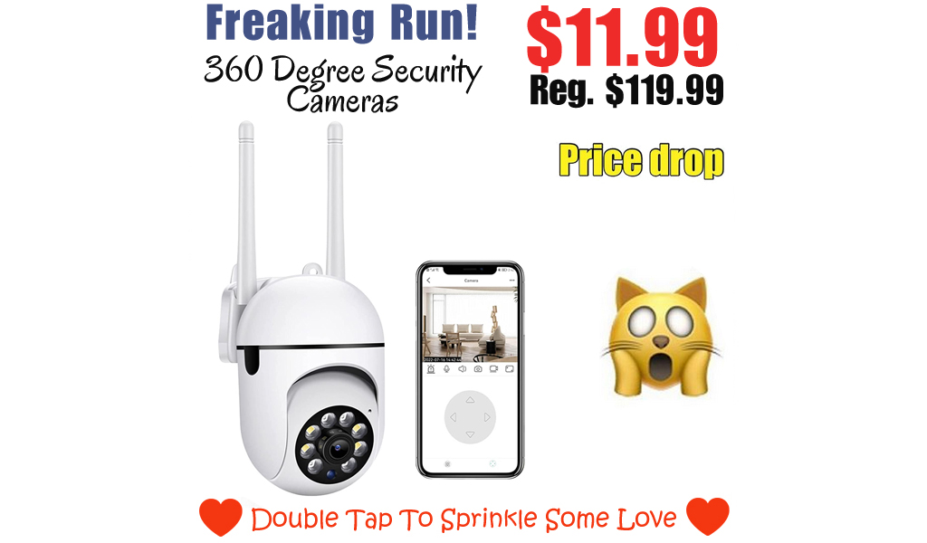 360 Degree Security Cameras Only $11.99 Shipped on Amazon (Regularly $119.99)