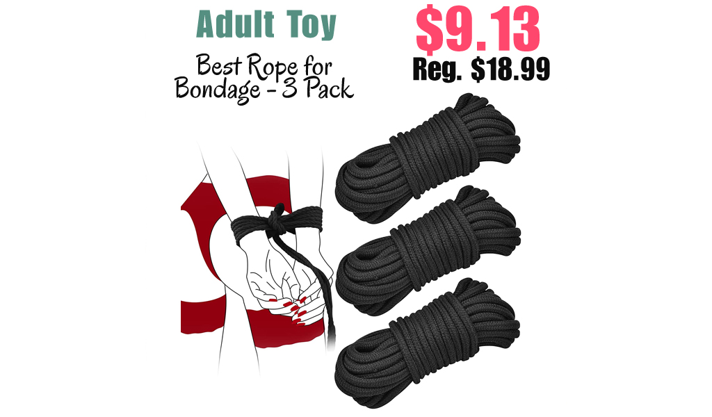 Best Rope for Bondage - 3 Pack Only $9.13 Shipped on Amazon (Regularly $18.99)