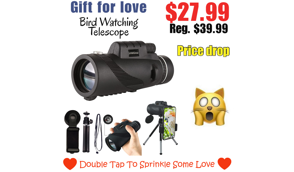Bird Watching Telescope Only $27.99 Shipped on Amazon (Regularly $39.99)