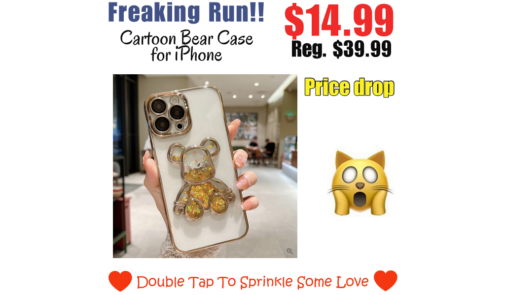 Cartoon Bear Case for iPhone Only $14.99 Shipped (Regularly $39.99)