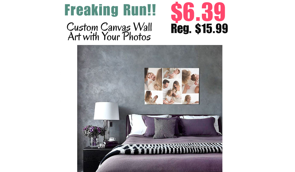 Custom Canvas Wall Art with Your Photos Only $6.39 Shipped on Amazon (Regularly $15.99)
