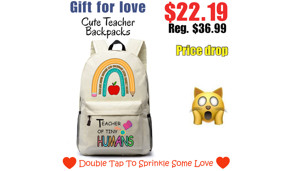 Cute Teacher Backpacks Only $22.19 Shipped on Amazon (Regularly $36.99)