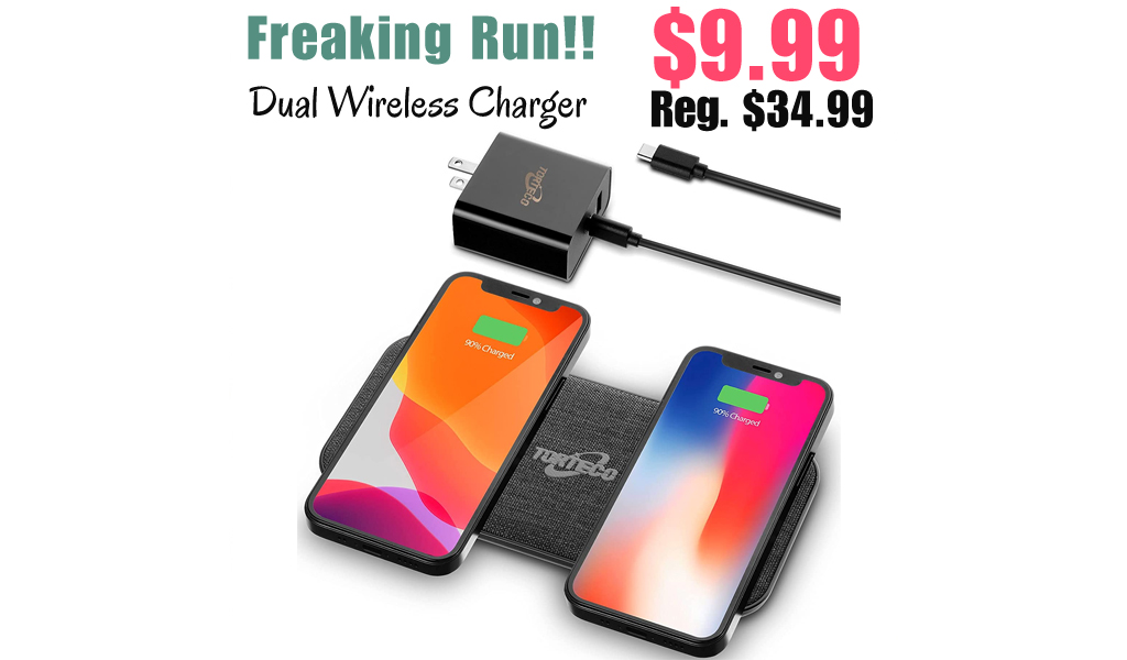 Dual Wireless Charger Only $9.99 Shipped on Amazon (Regularly $34.99)