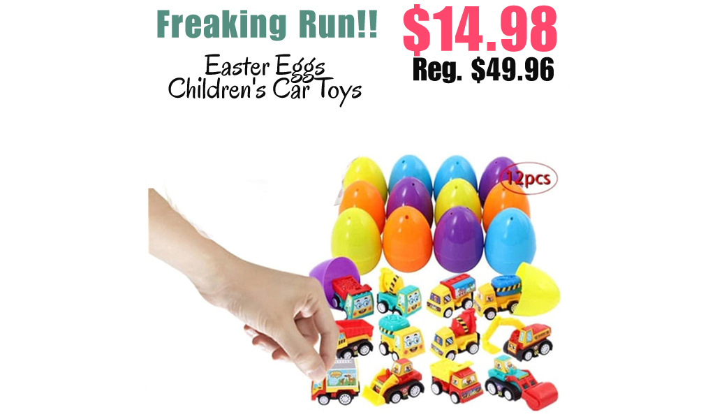 Easter Eggs Children's Car Toys Only $14.98 Shipped on Amazon (Regularly $49.96)