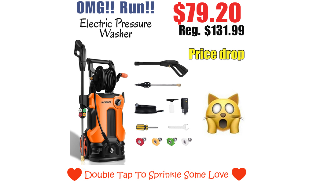 Electric Pressure Washer Only $79.20 Shipped on Amazon (Regularly $131.99)