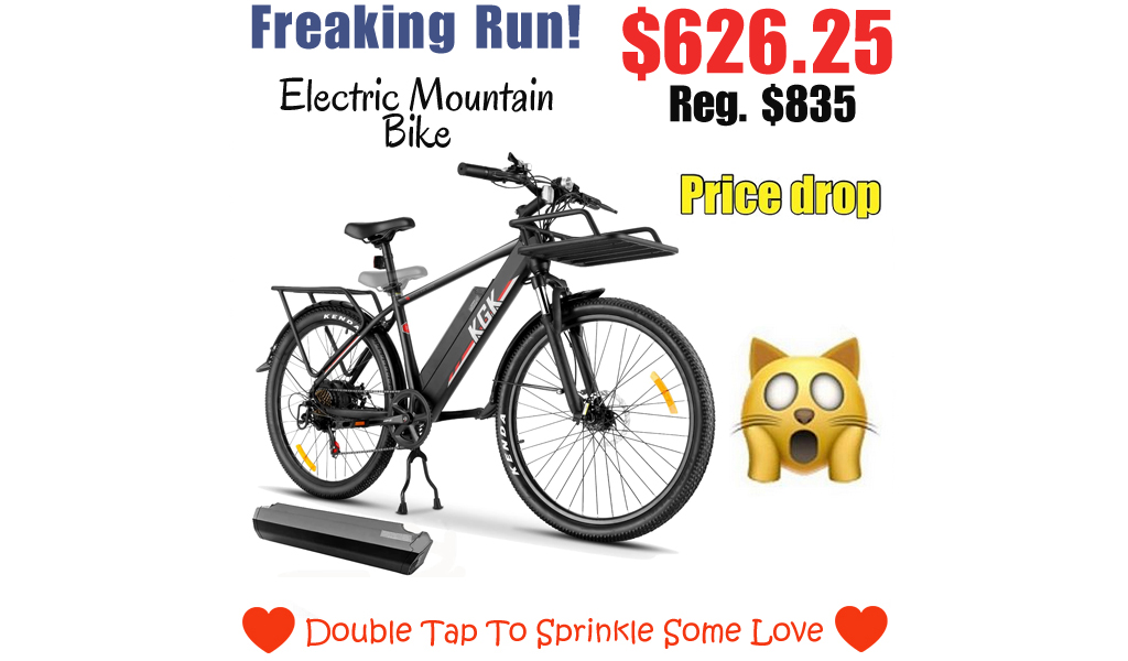 Electric Mountain Bike Only $626.25 Shipped on Amazon (Regularly $835)