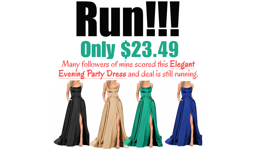 Elegant Evening Party Dress Only $23.49 Shipped on Amazon