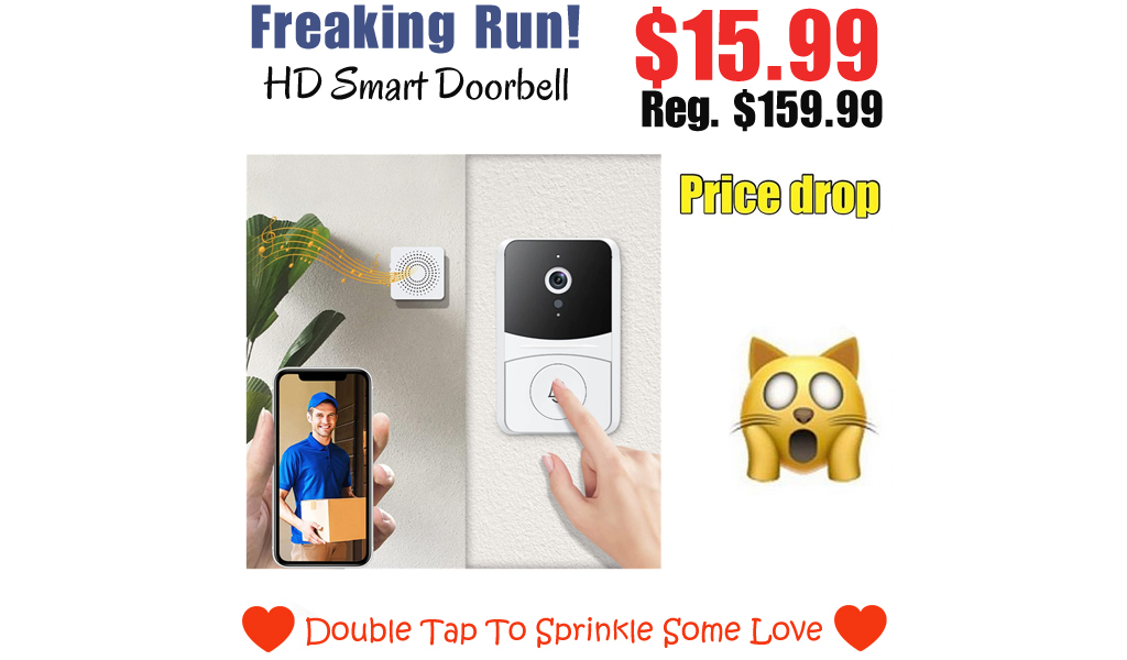 HD Smart Doorbell Only $15.99 Shipped on Amazon (Regularly $159.99)