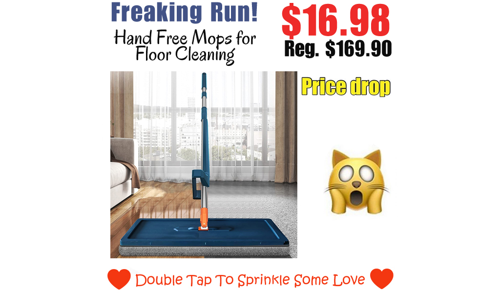 Hand Free Mops for Floor Cleaning Only $16.98 Shipped on Amazon (Regularly $169.90)