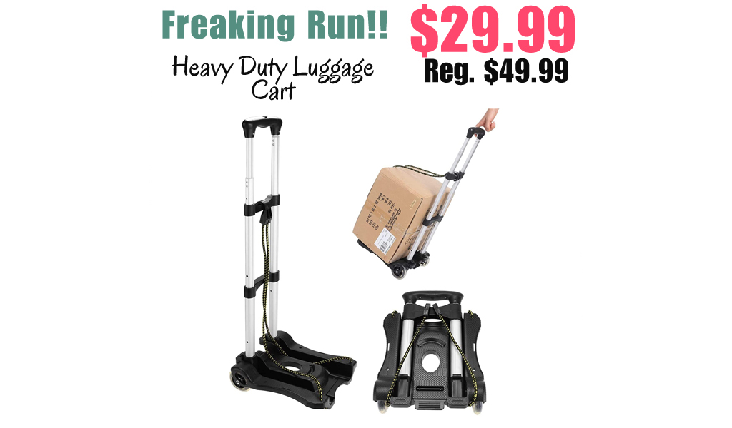 Heavy Duty Luggage Cart Only $29.99 Shipped on Amazon (Regularly $49.99)