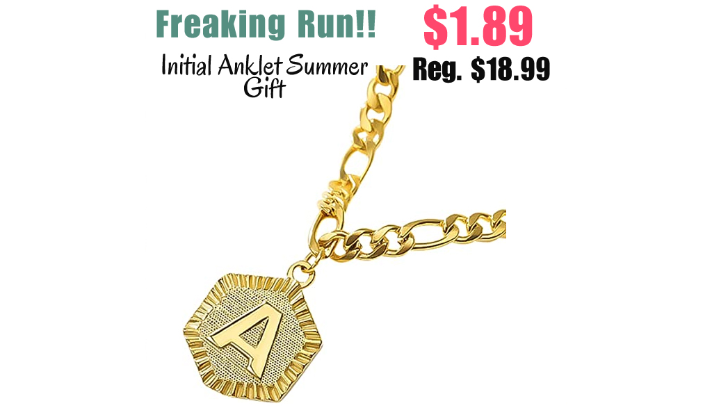 Initial Anklet Summer Gift Only $1.89 Shipped on Amazon (Regularly $18.99)