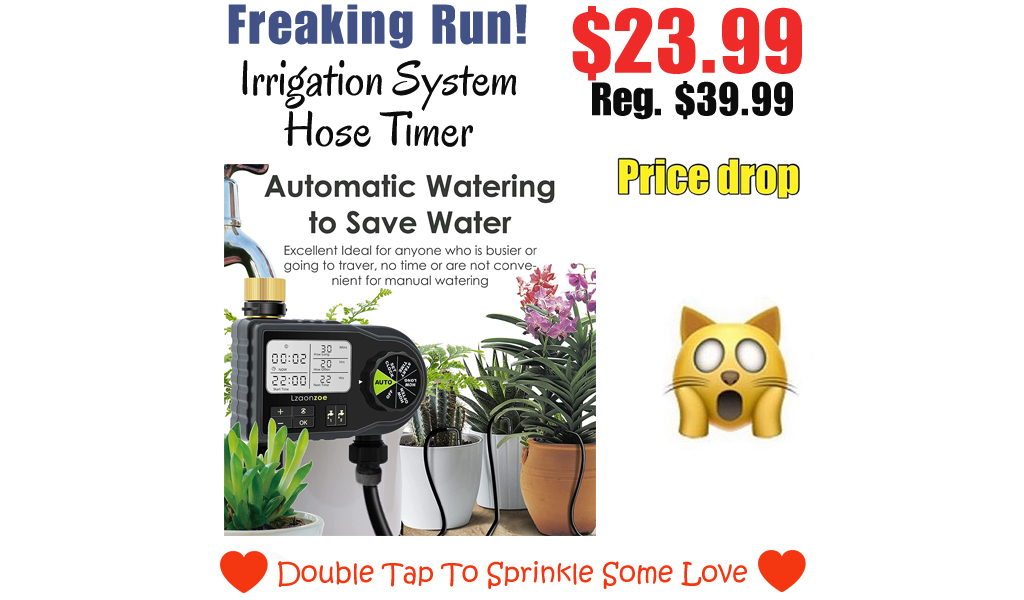 Irrigation System Hose Timer Only $23.99 Shipped on Amazon (Regularly $39.99)