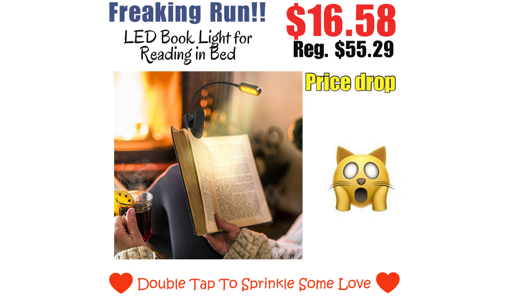 LED Book Light for Reading in Bed Only $16.58 Shipped on Amazon (Regularly $55.29)