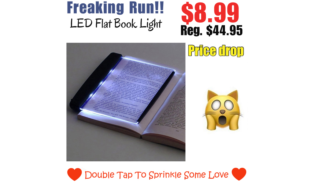 LED Flat Book Light Only $8.99 Shipped on Amazon (Regularly $44.95)