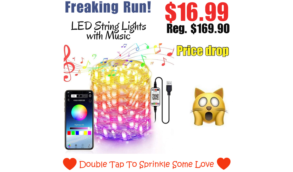 LED String Lights with Music Only $16.99 Shipped on Amazon (Regularly $169.90)