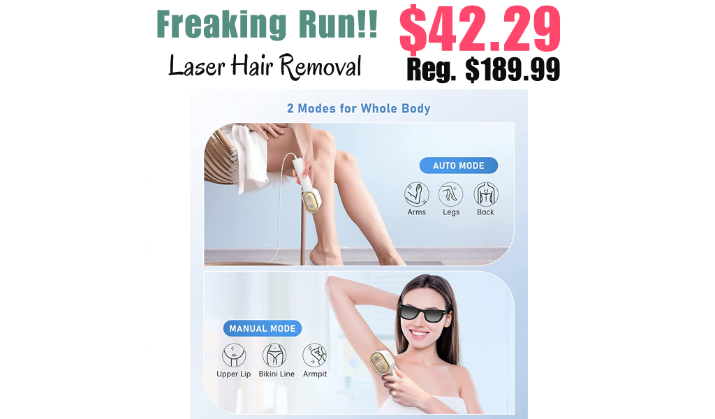 Laser Hair Removal Only $42.29 Shipped on Amazon (Regularly $189.99)