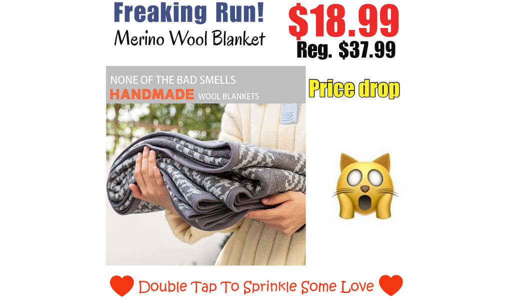 Merino Wool Blanket Only $18.99 Shipped on Amazon (Regularly $37.99)