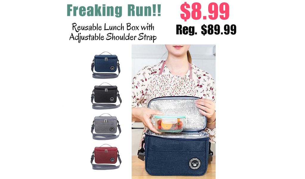 Reusable Lunch Box with Adjustable Shoulder Strap Only $8.99 Shipped on Amazon (Regularly $89.99)