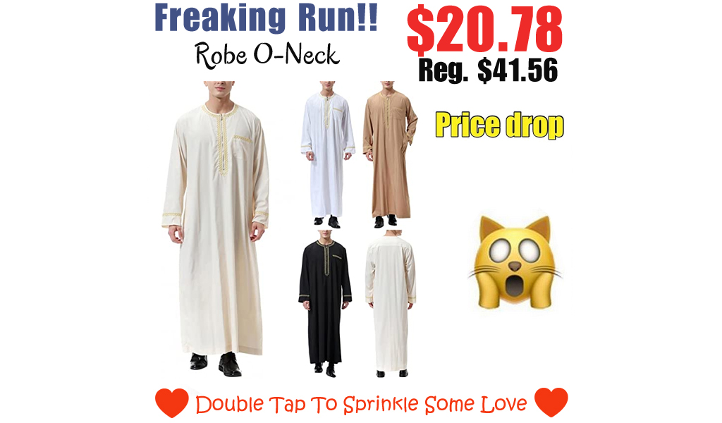 Robe O-Neck Only $20.78 Shipped on Amazon (Regularly $41.56)